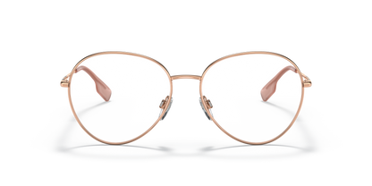 Burberry BE1366 Felicity Eyeglasses Frame in 1337 Rose Gold, front view