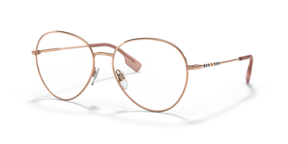 Burberry BE1366 Felicity Eyeglasses Frame in 1337 Rose Gold