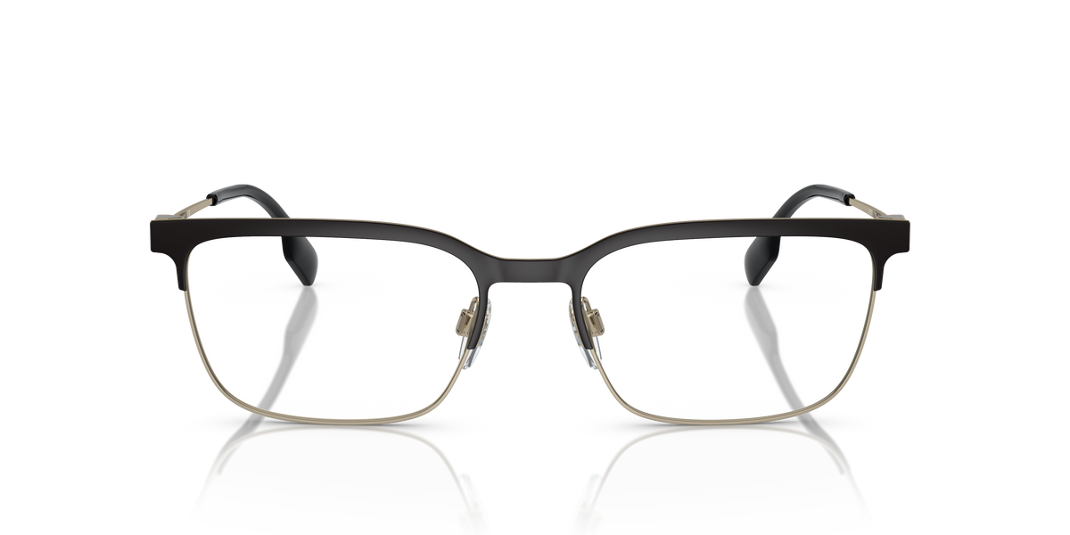 Burberry BE1375 Douglas Eyeglasses Frame in 1109 Black, front view