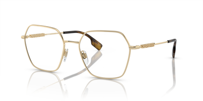 Burberry BE1381 Eyeglasses Frame in 1109 Light Gold
