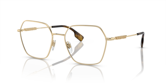 Burberry BE1381 Eyeglasses Frame in 1109 Light Gold