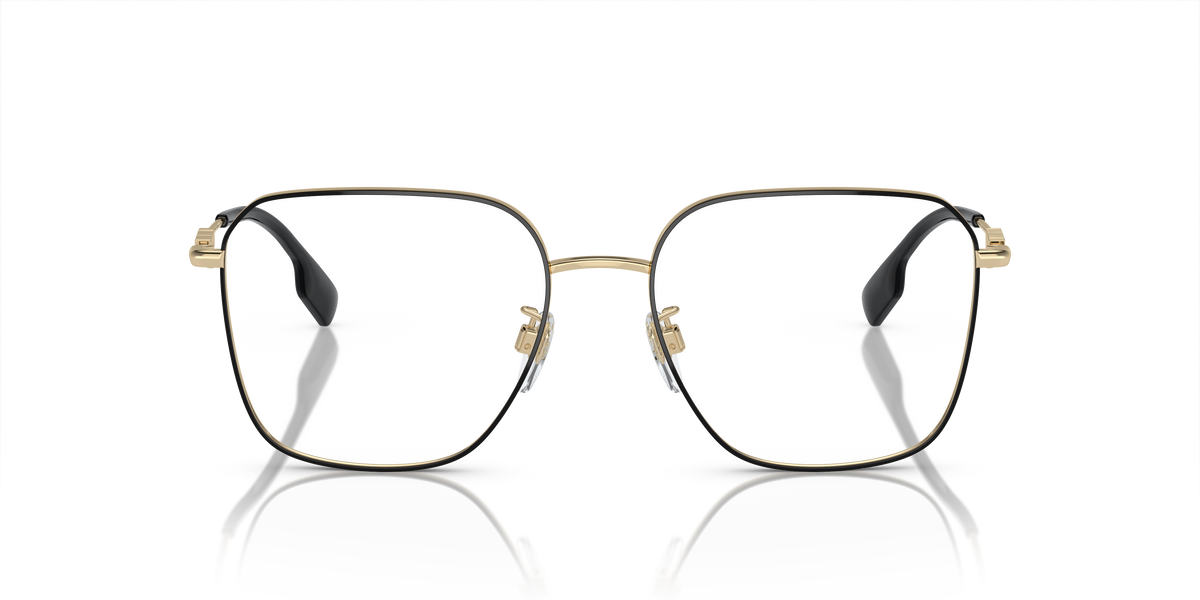 Burberry BE1382D Eyeglasses Frame in 1326 Black, front view