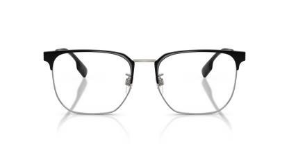 Burberry BE1383D Eyeglasses Frame in 1335 Gunmetal/Black, front view