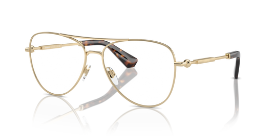 Burberry BE1386 Eyeglasses Frame in 1109 Light Gold