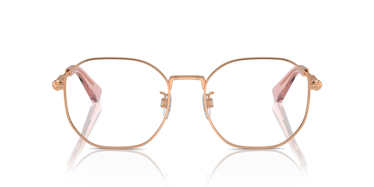 Burberry BE1387D Eyeglasses Frame in 1337 Rose Gold, front view