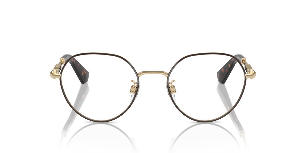 Burberry BE1388D Eyeglasses Frame in 1109 Brown, front view