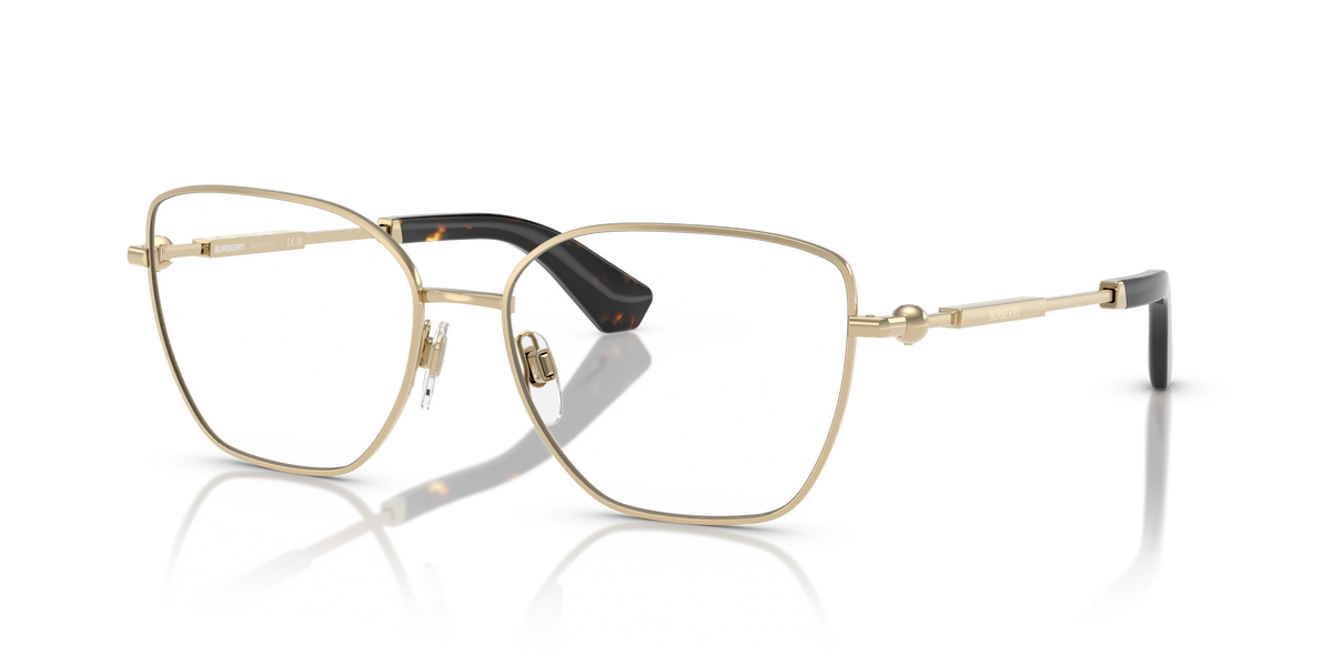 Burberry BE1390 Eyeglasses Frame in 1109 Light Gold