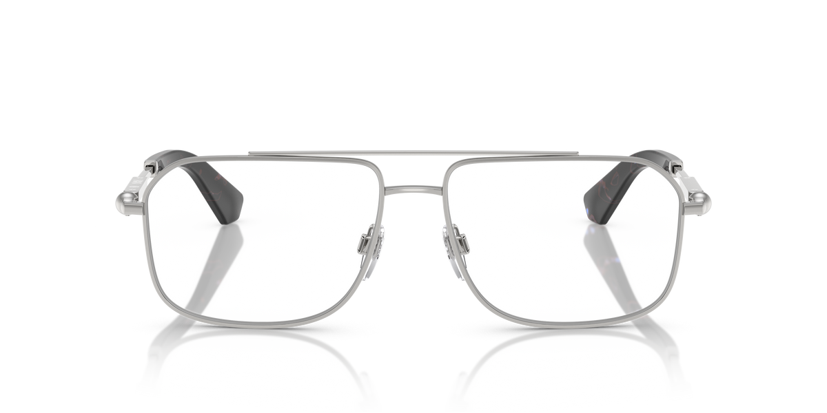 Burberry BE1391 Eyeglasses Frame in 1005 Silver, front view