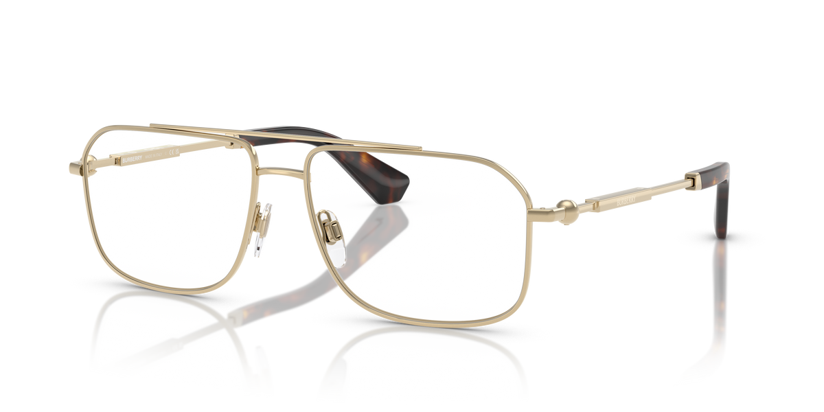 Burberry BE1391 Eyeglasses Frame in 1109 Light Gold