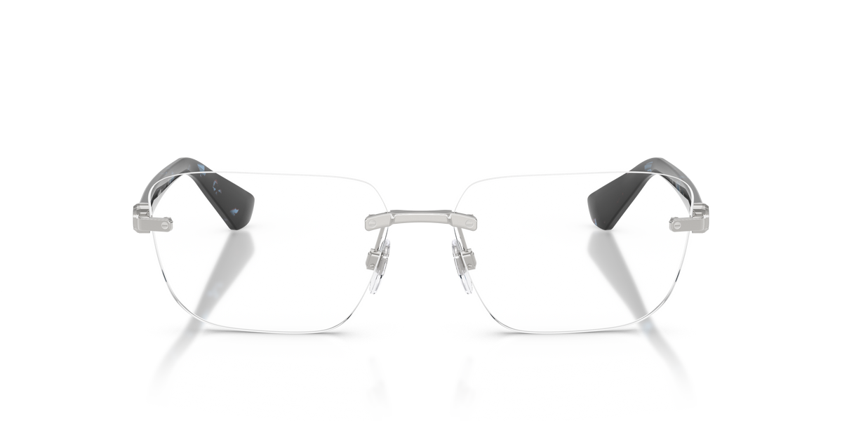 Burberry BE1392 Eyeglasses Frame in 1005 Silver, front view