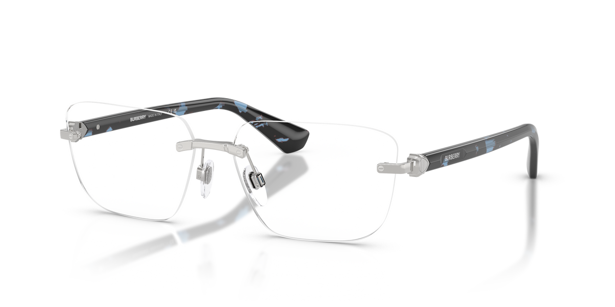 Burberry BE1392 Eyeglasses Frame in 1005 Silver