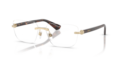 Burberry BE1392 Eyeglasses Frame in 1109 Light Gold