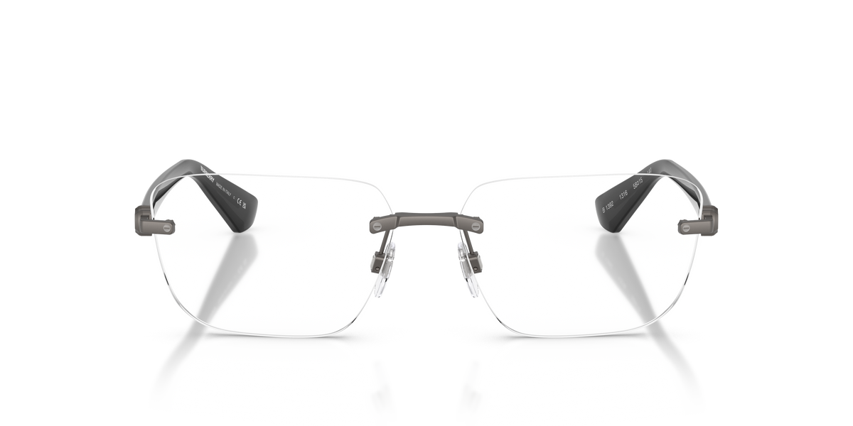 Burberry BE1392 Eyeglasses Frame in 1316 Matte Grey, front view