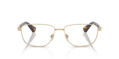 Burberry BE1393 Eyeglasses Frame in 1109 Light Gold, front view
