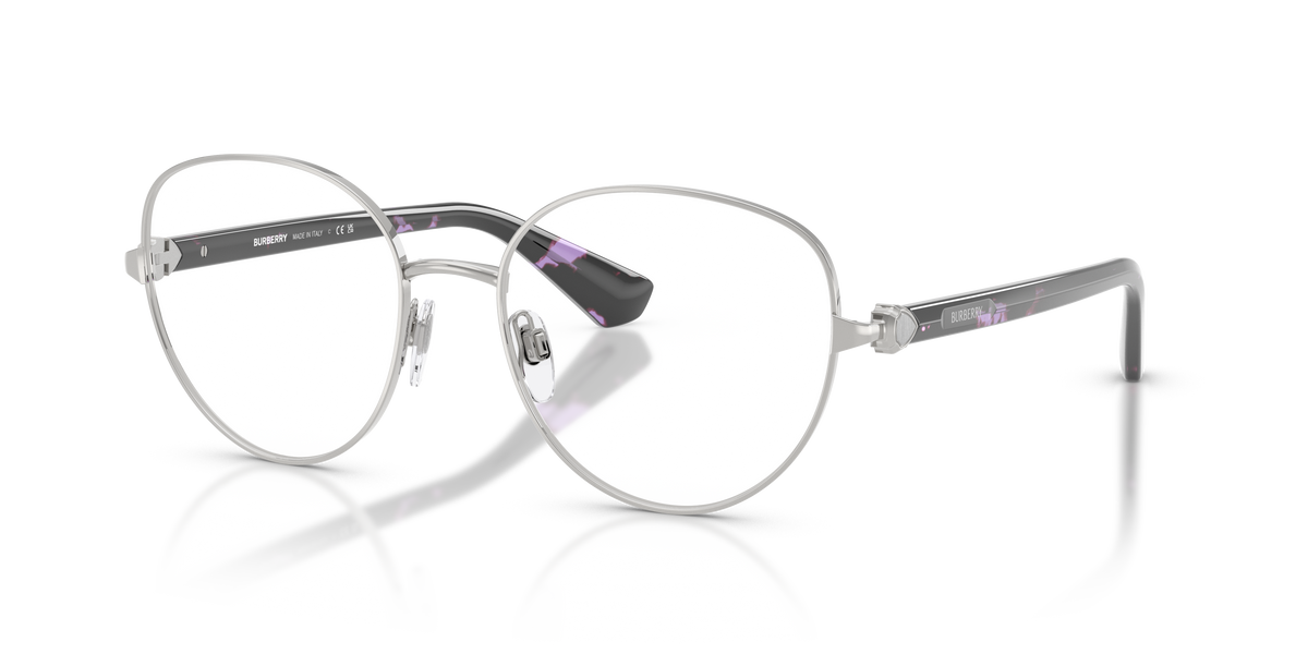 Burberry BE1394 Eyeglasses Frame in 1005 Silver