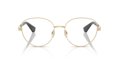 Burberry BE1394 Eyeglasses Frame in 1109 Light Gold, front view