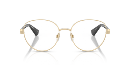 Burberry BE1394 Eyeglasses Frame in 1355 Light Gold, front view
