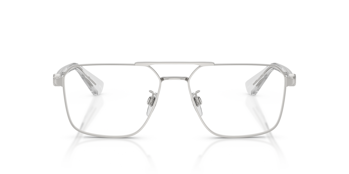 Burberry BE1395D Eyeglasses Frame in 1005 Silver, front view