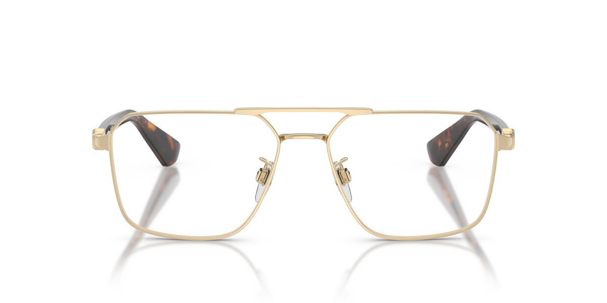 Burberry BE1395D Eyeglasses Frame in 1109 Light Gold, front view