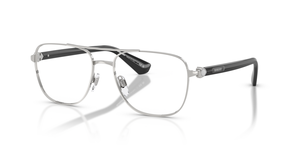 Burberry BE1396 Eyeglasses Frame in 1005 Silver
