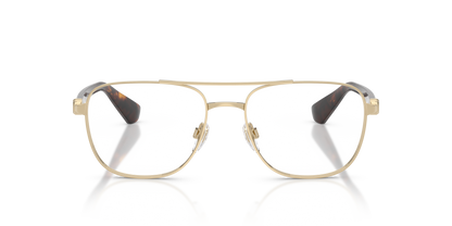 Burberry BE1396 Eyeglasses Frame in 1109 Light Gold, front view