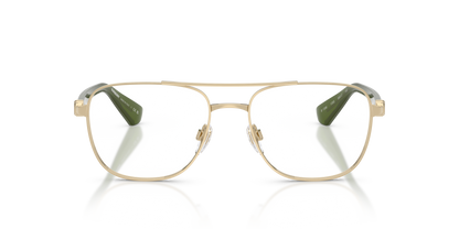 Burberry BE1396 Eyeglasses Frame in 1358 Light Gold, front view