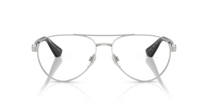 Burberry BE1397 Eyeglasses Frame in 1005 Silver, front view