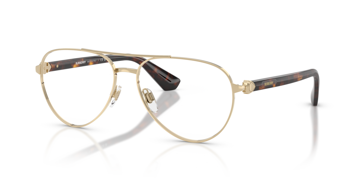 Burberry BE1397 Eyeglasses Frame in 1109 Light Gold