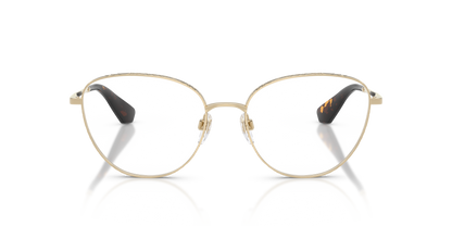 Burberry BE1398 Eyeglasses Frame in 1109 Light Gold, front view