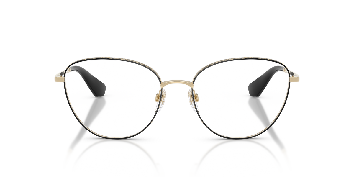 Burberry BE1398 Eyeglasses Frame in 1326 Black, front view