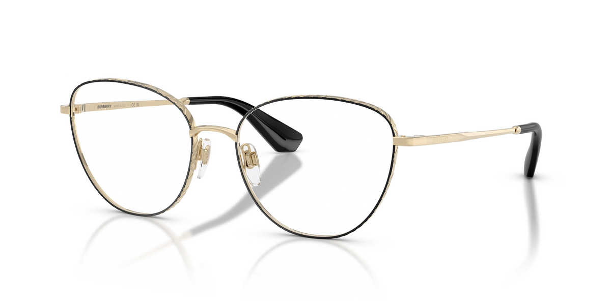 Burberry BE1398 Eyeglasses Frame in 1326 Black
