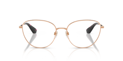 Burberry BE1398 Eyeglasses Frame in 1337 Rose Gold, front view