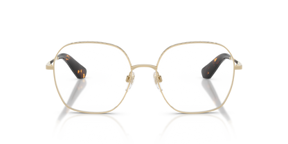 Burberry BE1399 Eyeglasses Frame in 1109 Light Gold, front view