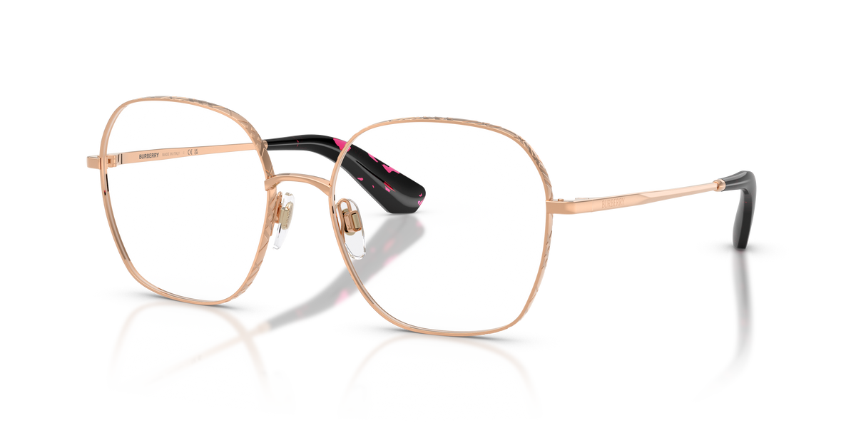 Burberry BE1399 Eyeglasses Frame in 1337 Rose Gold
