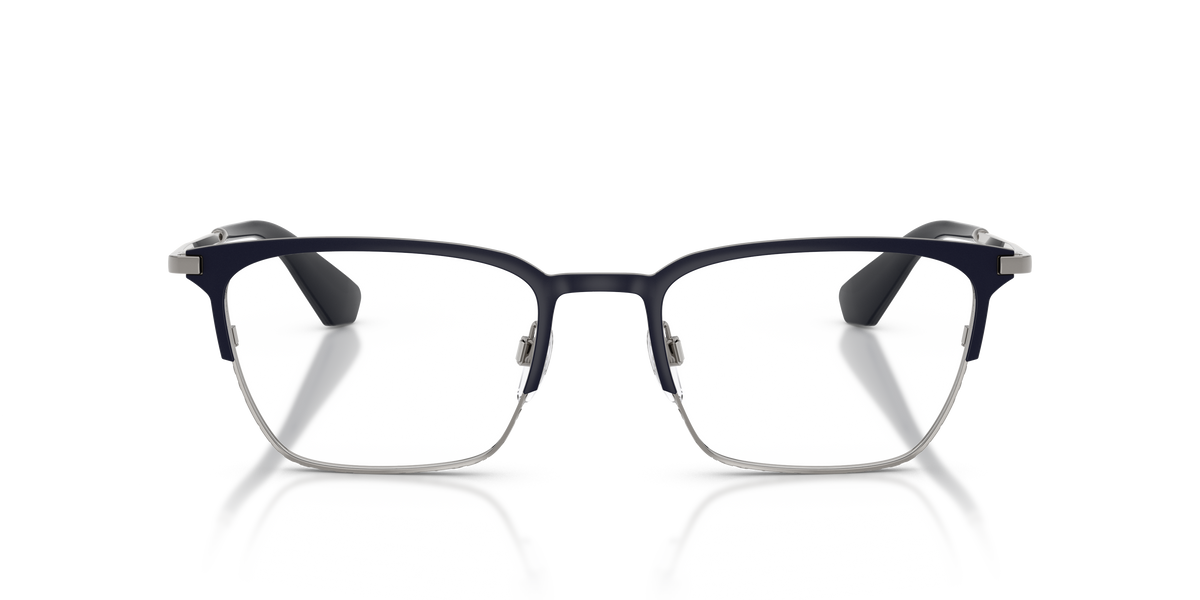 Burberry BE1401 Eyeglasses Frame in 1003 Blue/Gunmetal, front view