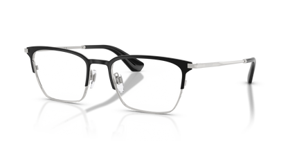 Burberry BE1401 Eyeglasses Frame in 1005 Black/Silver