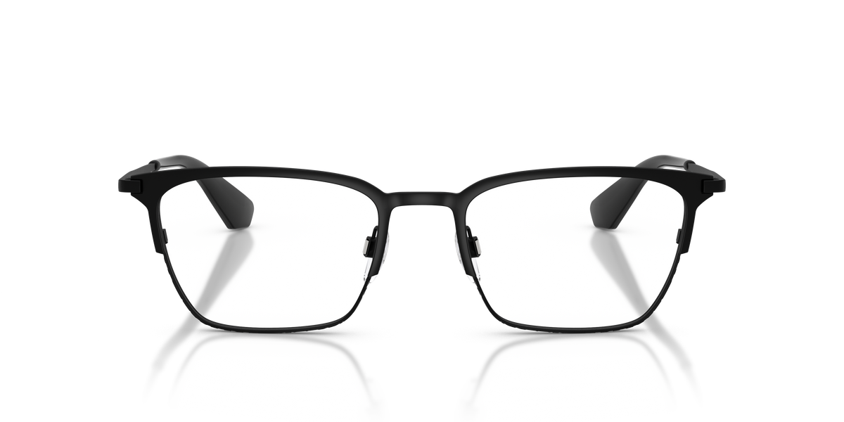 Burberry BE1401 Eyeglasses Frame in 1007 Matte Black, front view