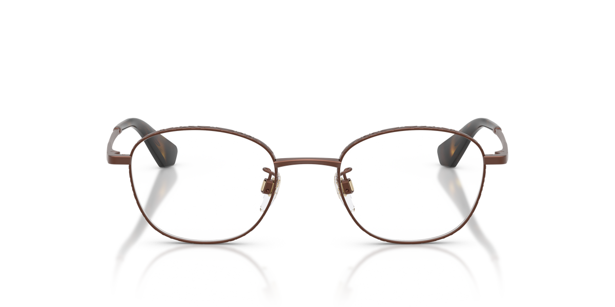 Burberry BE1403D Eyeglasses Frame in 1360 Matte Brown, front view
