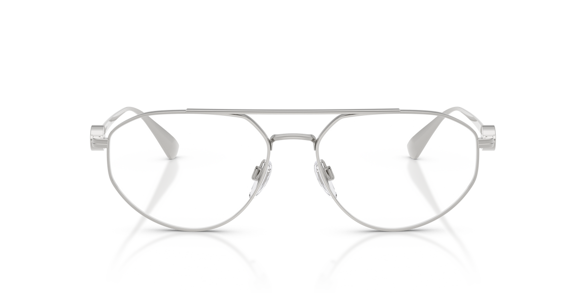 Burberry BE1404 Eyeglasses Frame in 1005 Silver, front view