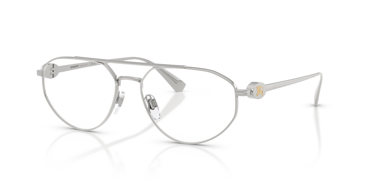 Burberry BE1404 Eyeglasses Frame in 1005 Silver