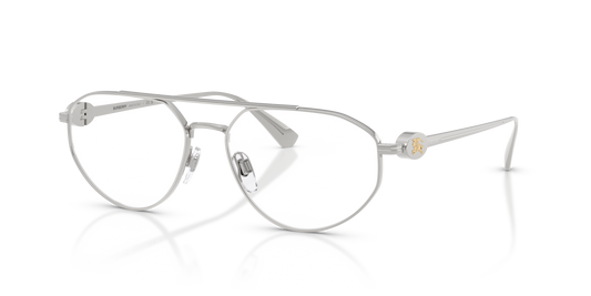 Burberry BE1404 Eyeglasses Frame in 1005 Silver