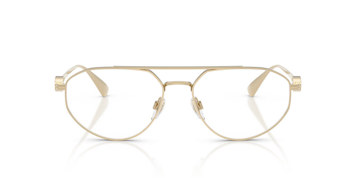 Burberry BE1404 Eyeglasses Frame in 1109 Light Gold, front view