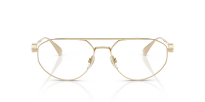 Burberry BE1404 Eyeglasses Frame in 1109 Light Gold, front view