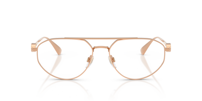 Burberry BE1404 Eyeglasses Frame in 1337 Rose Gold, front view