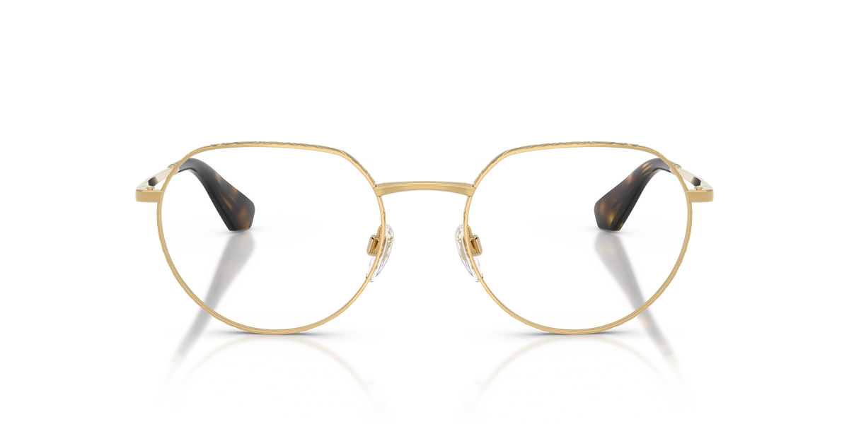 Burberry BE1405 Eyeglasses Frame in 1017 Gold, front view
