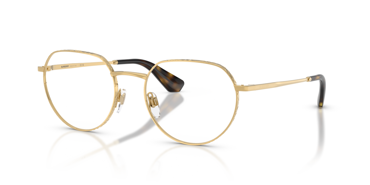 Burberry BE1405 Eyeglasses Frame in 1017 Gold