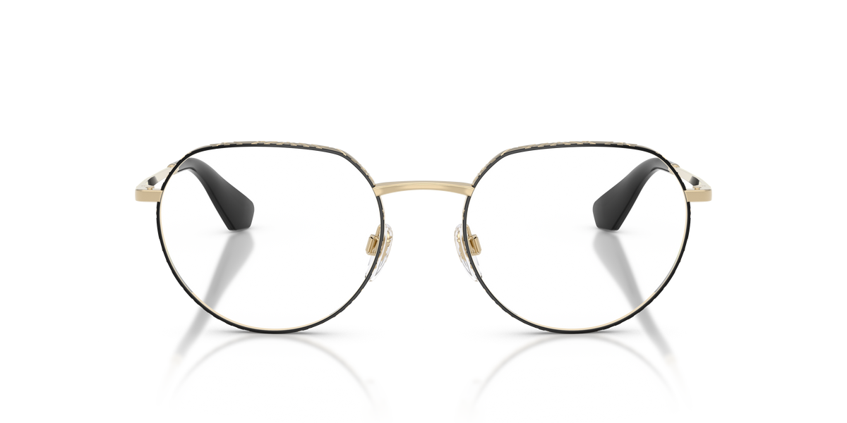 Burberry BE1405 Eyeglasses Frame in 1326 Black, front view