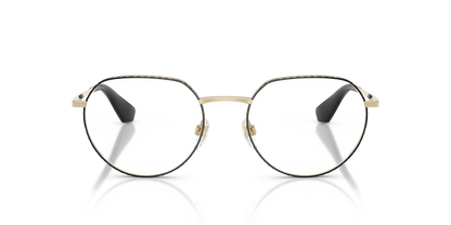 Burberry BE1405 Eyeglasses Frame in 1326 Black, front view