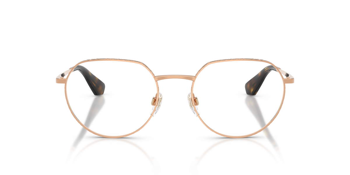 Burberry BE1405 Eyeglasses Frame in 1337 Rose Gold, front view