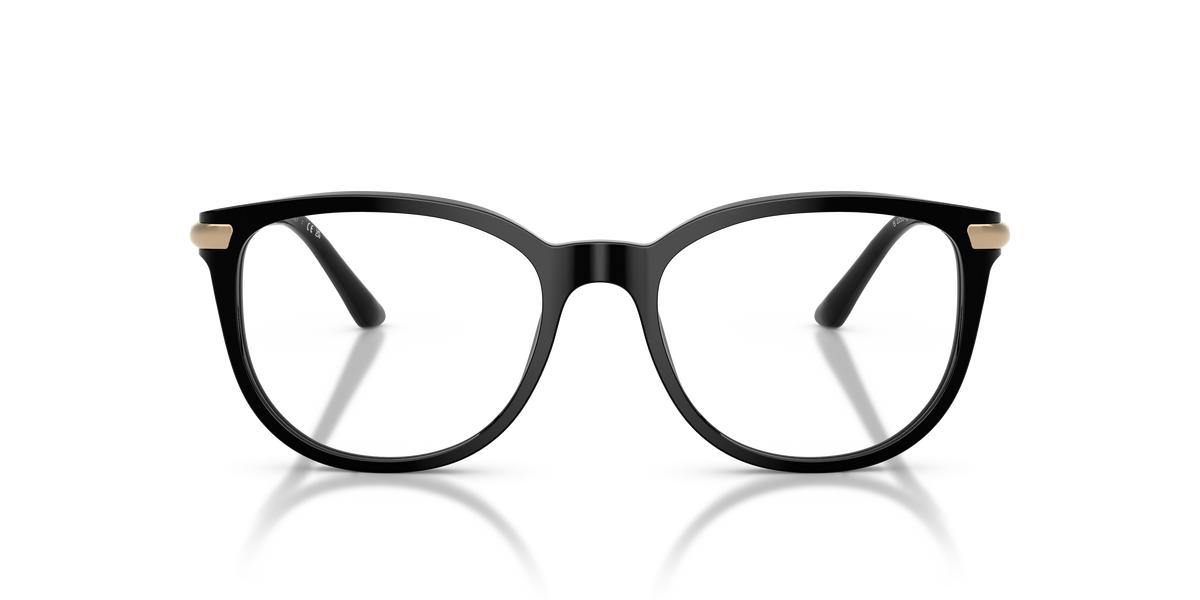 Burberry BE2255Q Eyeglasses Frame in 3001 Black, front view
